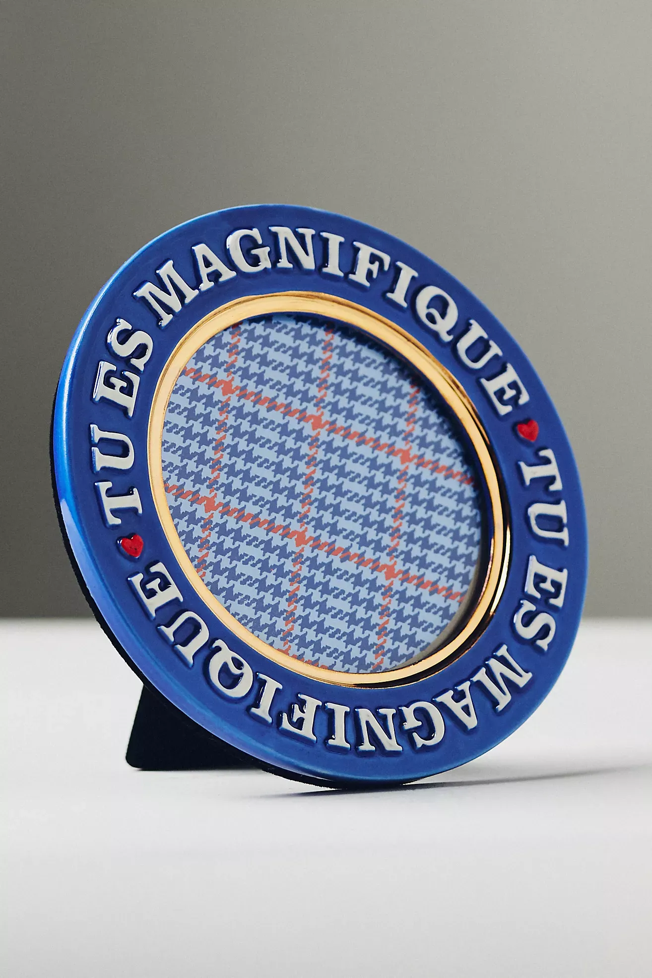 Claudette Text Stoneware Picture Frame