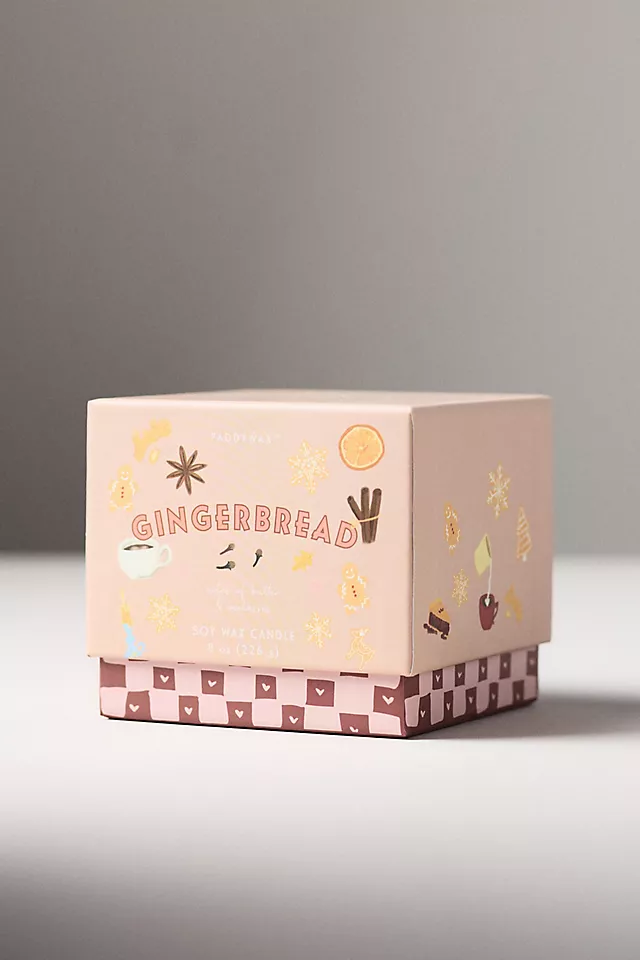 Bistro Gourmand Gingerbread Icon Ceramic Candle