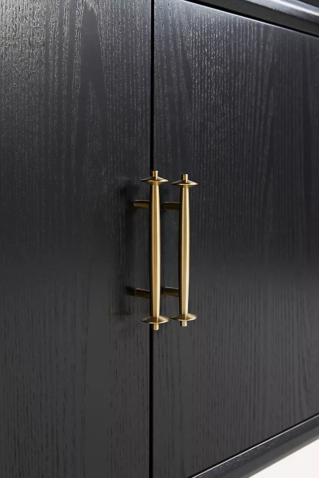 Livia Glass & Wood Storage Hutch