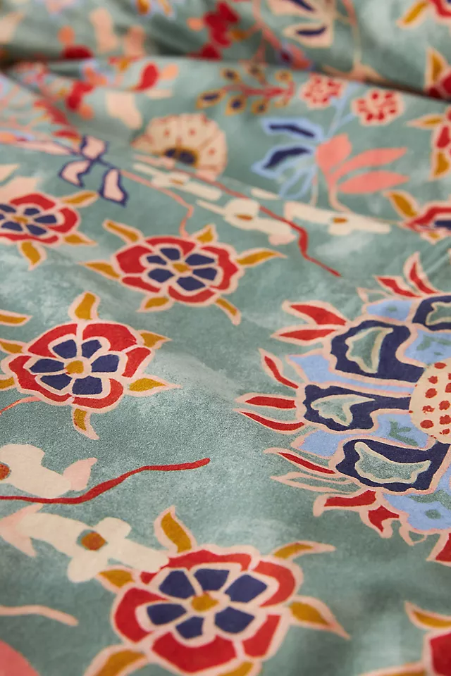 The Printed Cotton-Slub Duvet Collection