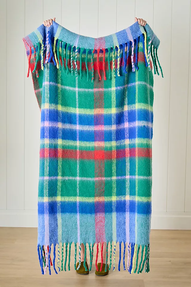 Tartan Wool Plaid Throw