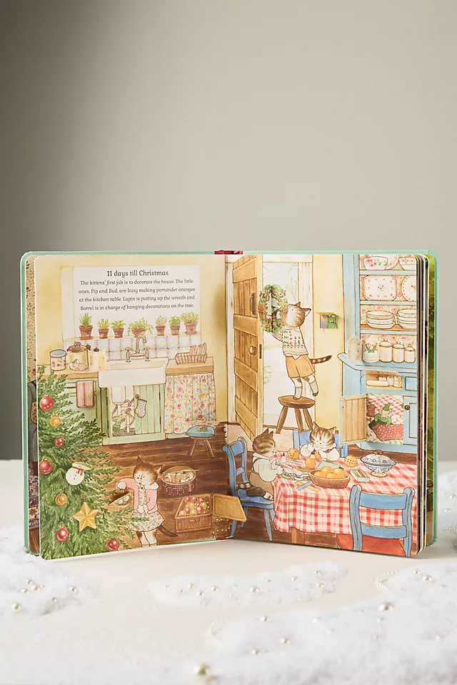 Cat Family Christmas Advent Book