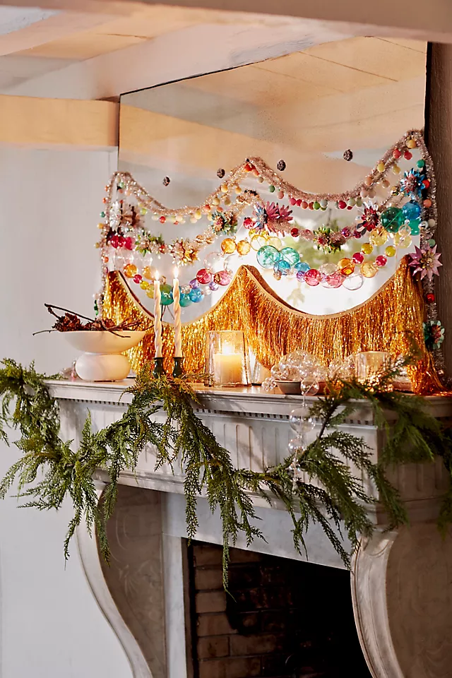 Transparent Glass Bauble Garland