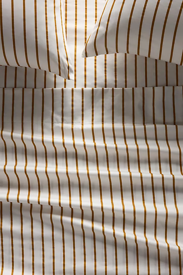 The Organic Cotton Sateen Printed Sheet Set by Maeve