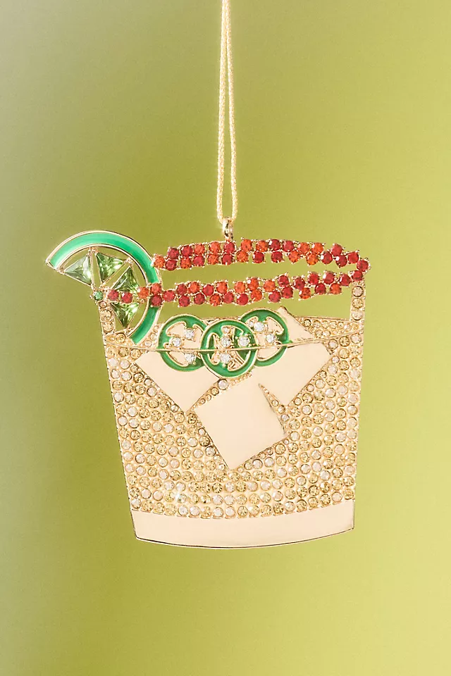 BaubleBar x Anthropologie Jeweled Cocktail Ornament