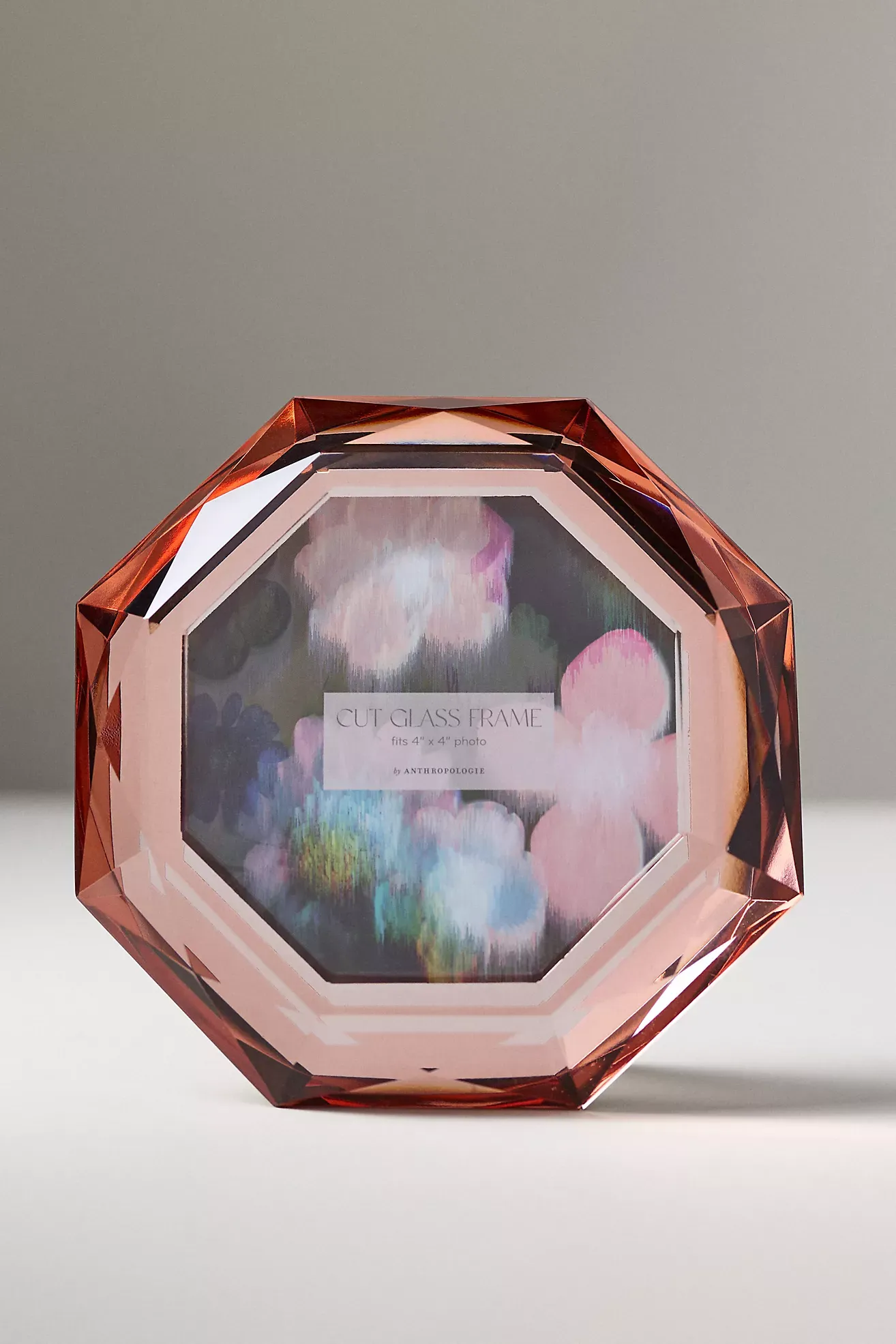 Jewel-Toned Cut Glass Frame