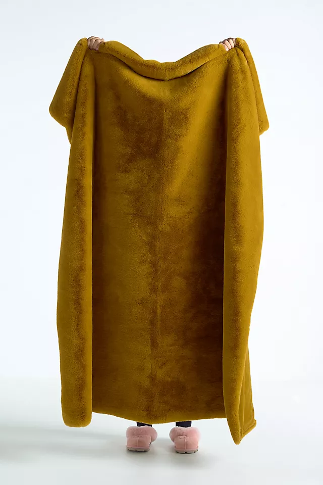 The Sophie Faux Fur Throw Blanket