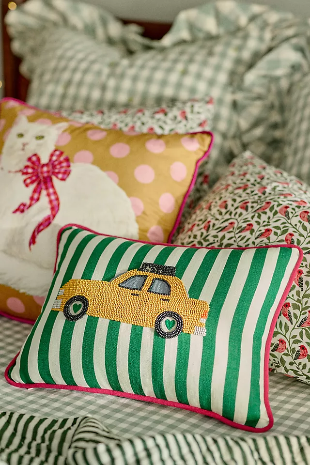 Kitschy Animal Velvet Printed Pillow