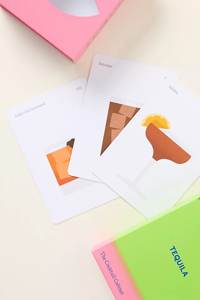 The Cocktail Cabinet: 50 Cocktail Recipes Card Deck