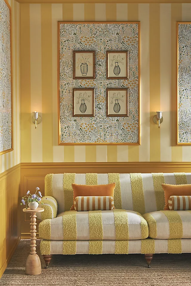 Cecilia Willoughby Bouclé Two-Cushion Sofa