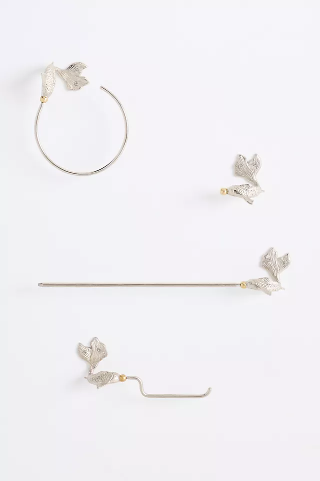 Koi Fish Mixed Metal Bath Hook