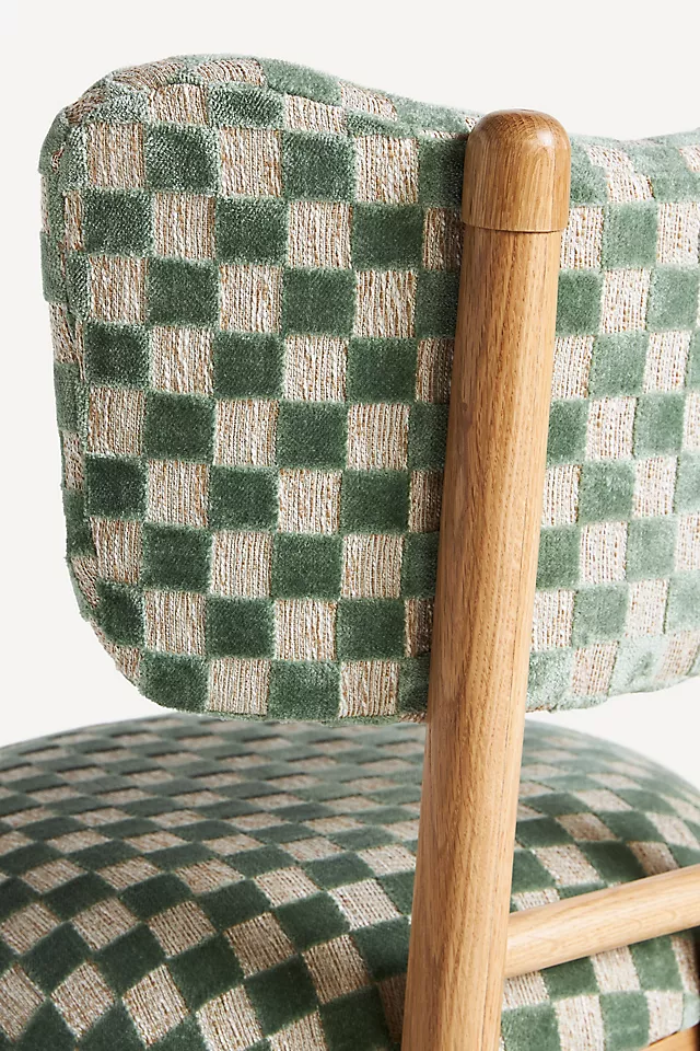 Irie Carmine Jacquard Dining Chair