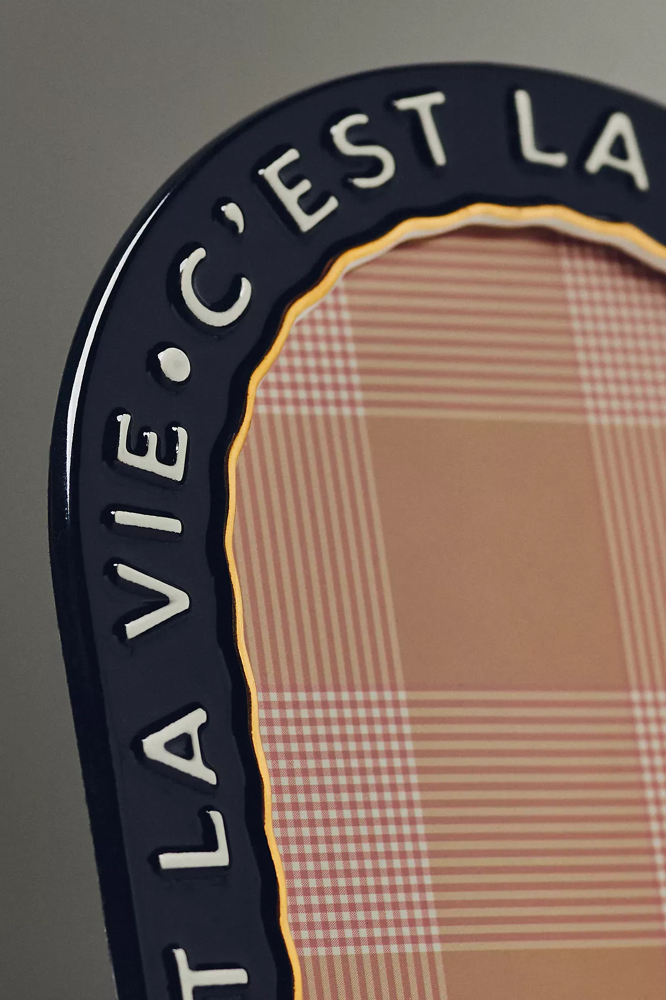 Claudette Text Stoneware Picture Frame