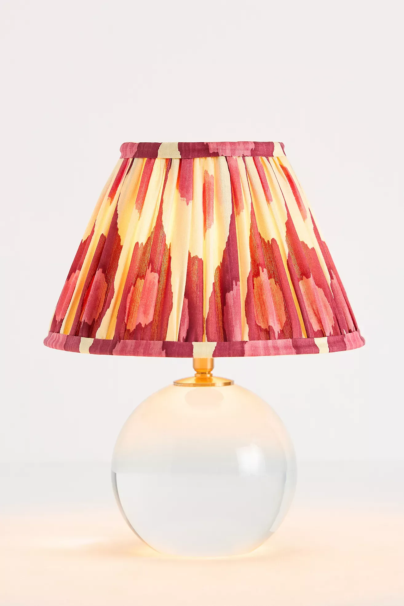 Pooky The Katherine Cordless Rechargeable Glass Table Lamp