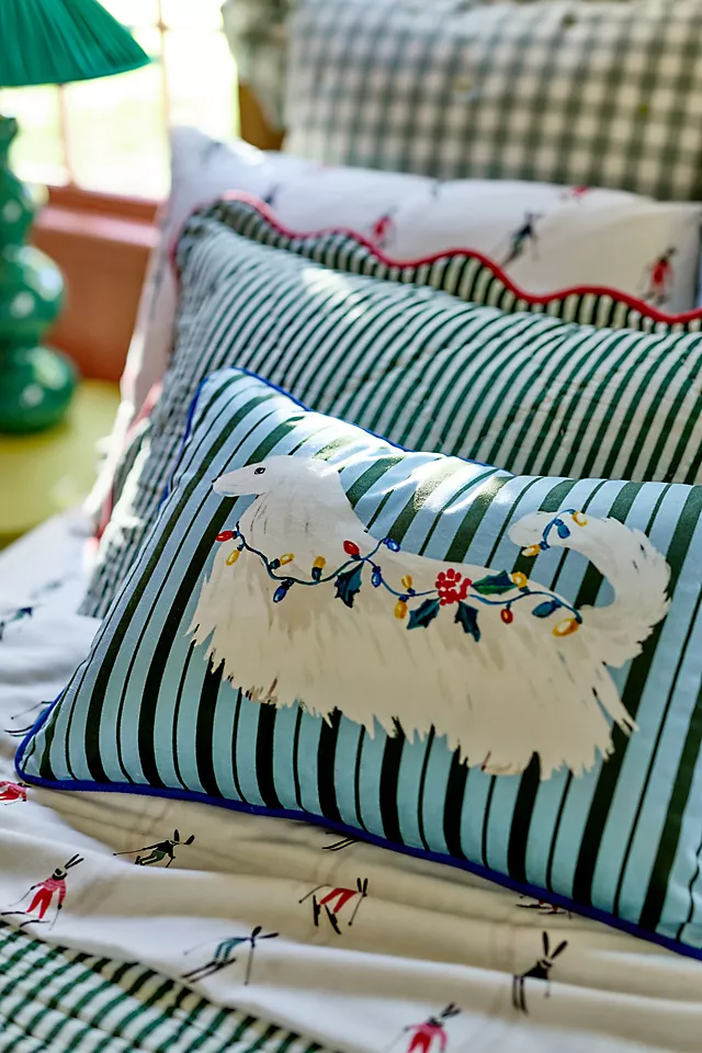 Kitschy Animal Velvet Printed Pillow