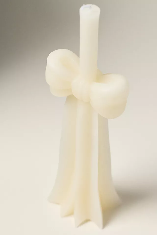 Bow Shaped Wax Candle