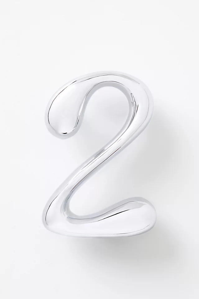 Bubble Polished Chrome House Numbers
