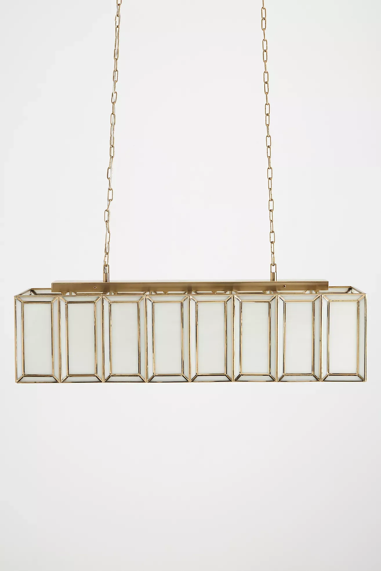 Daze Glass Rectangular Chandelier