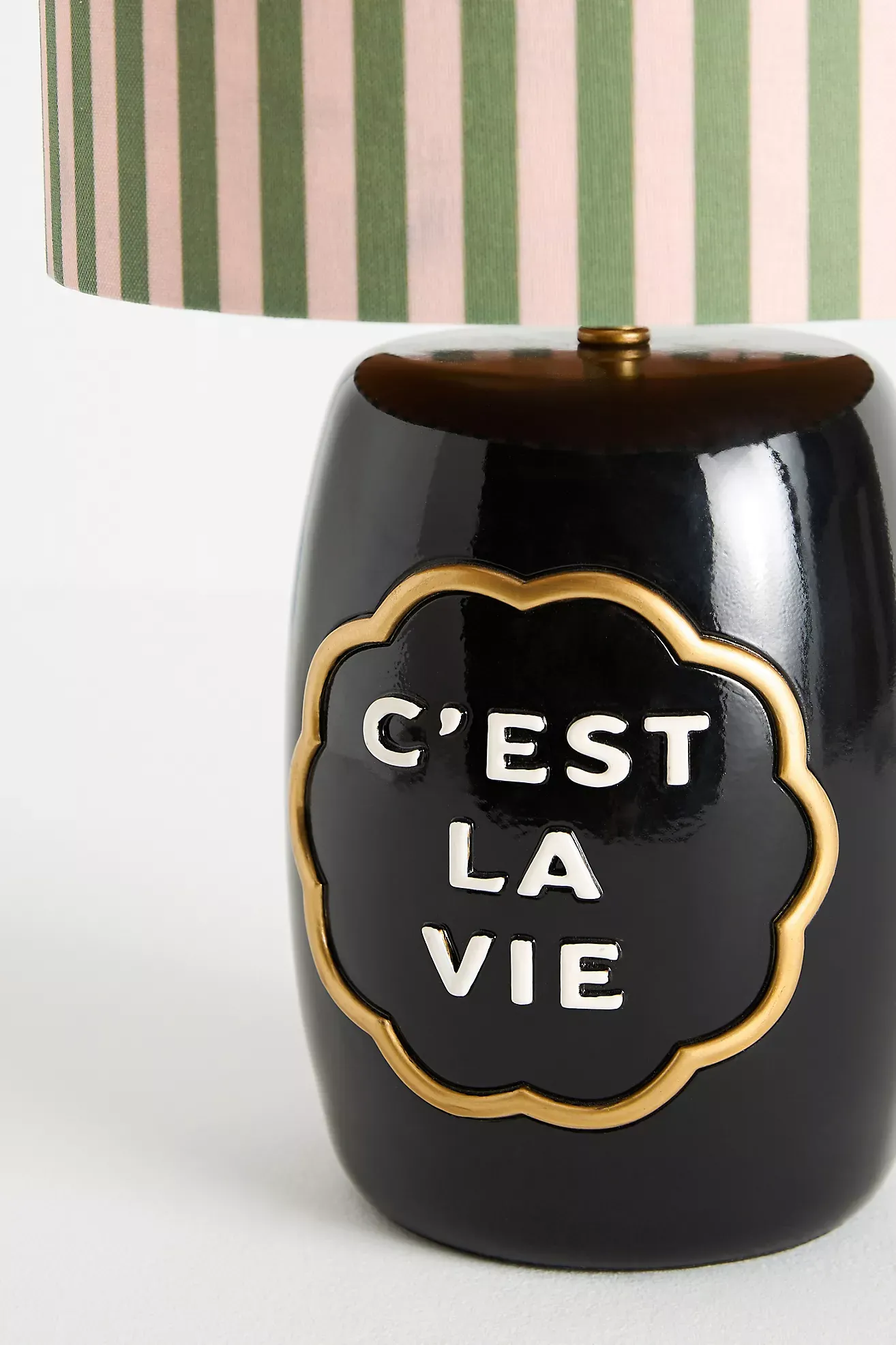 Claudette Text Table Lamp