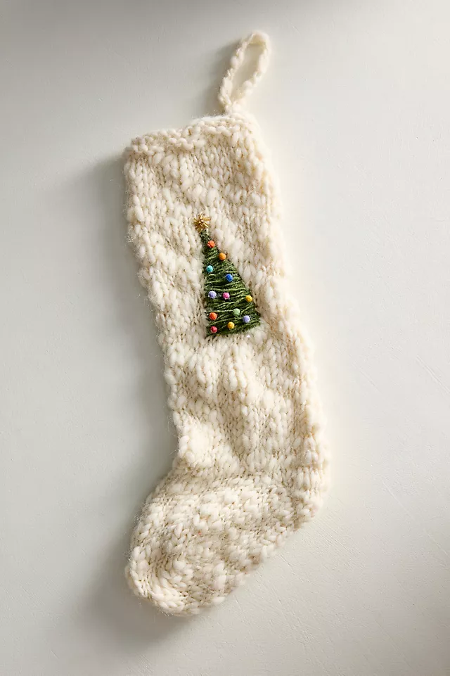 Knitted Holiday Icon Stocking