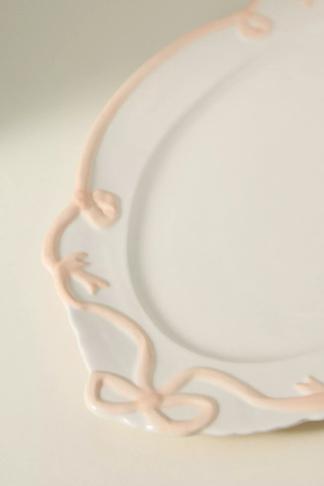 Benedita Bow Ceramic Stoneware Platter