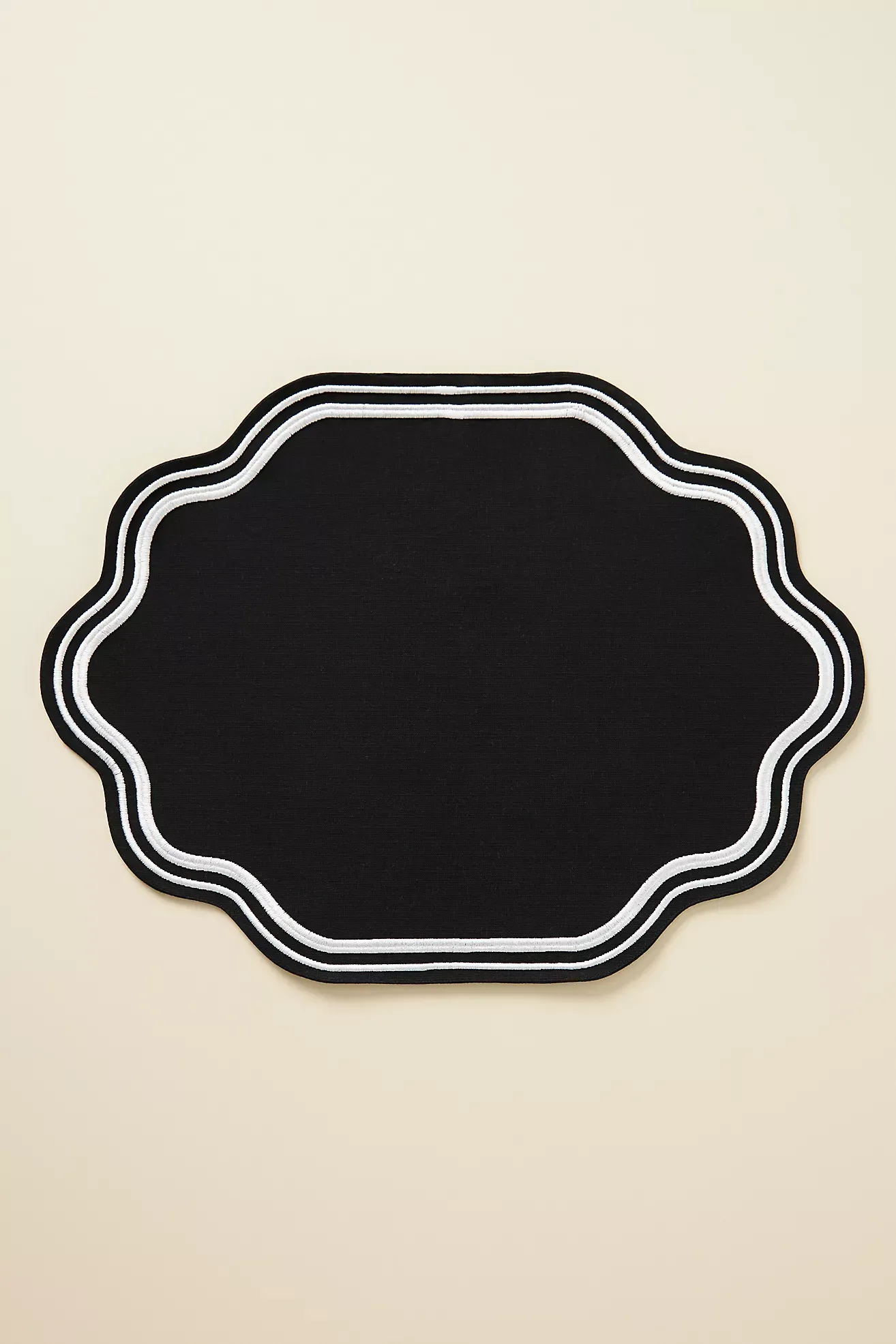 Madeline Embroidered Cotton Placemat