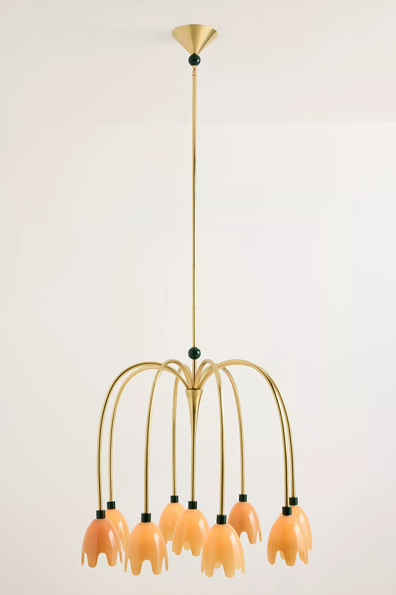 Merve Kahraman Floral Glass Chandelier