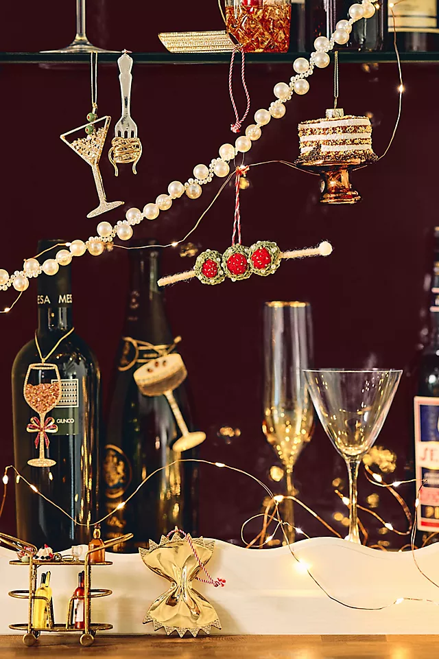 BaubleBar x Anthropologie Jeweled Cocktail Ornament