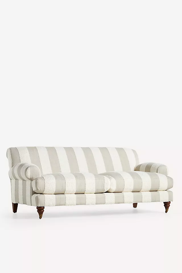 Cecilia Willoughby Bouclé Two-Cushion Sofa