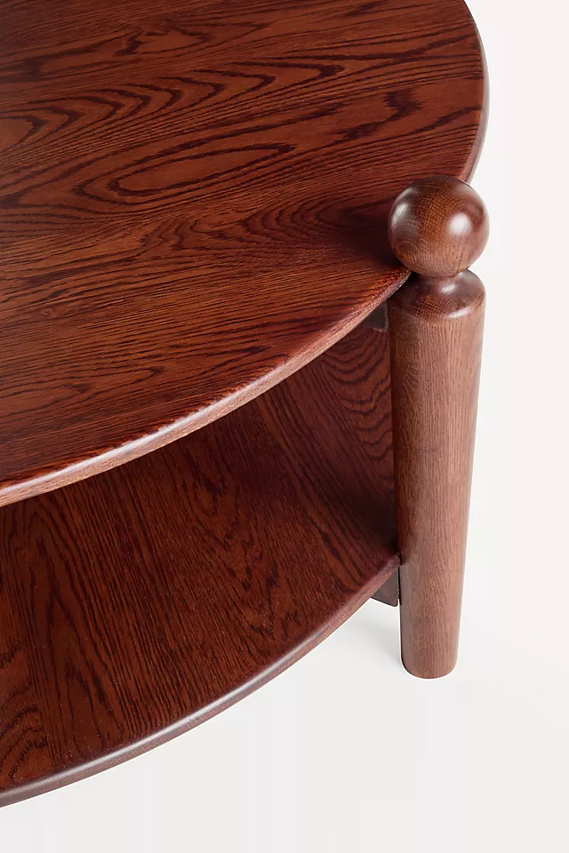 Roma Oak Round Coffee Table