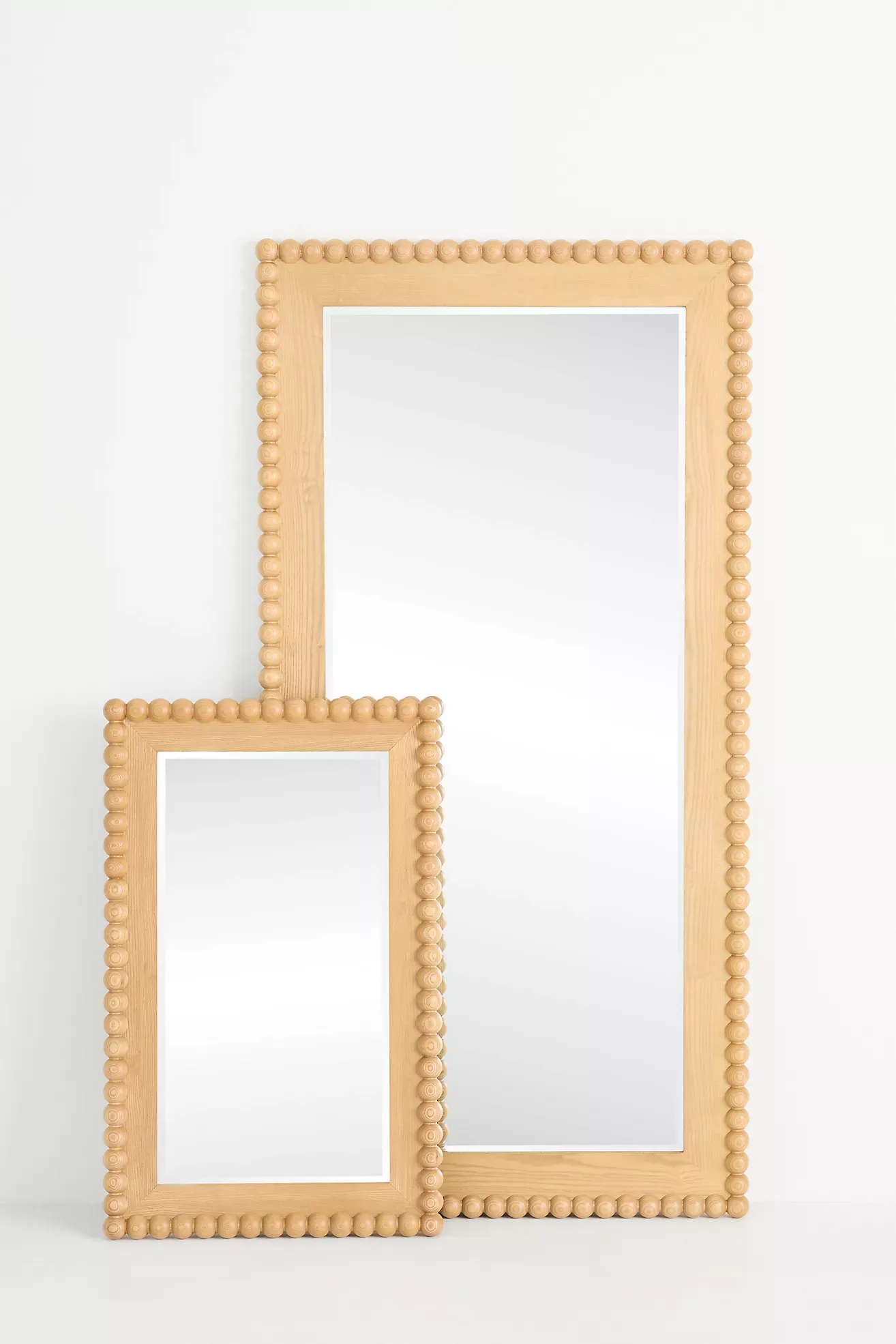 Pippa Wood Bobbin Rectangle Portrait Wall Mirror