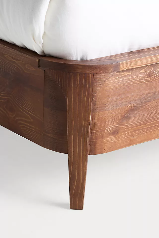 Aria Classic Oak Wood Bed