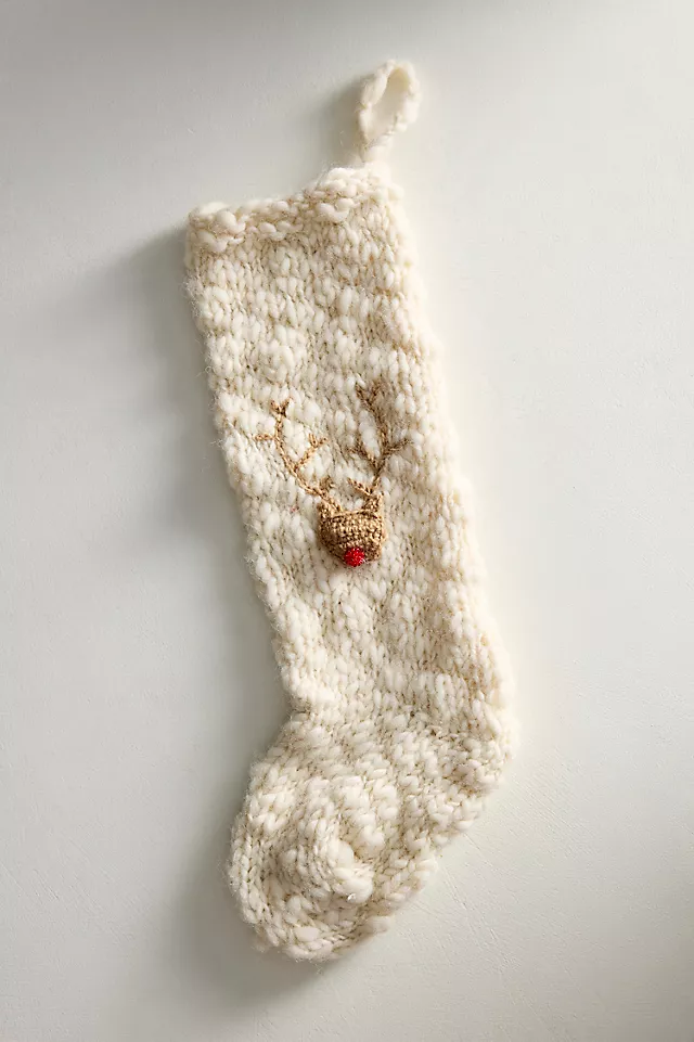 Knitted Holiday Icon Stocking