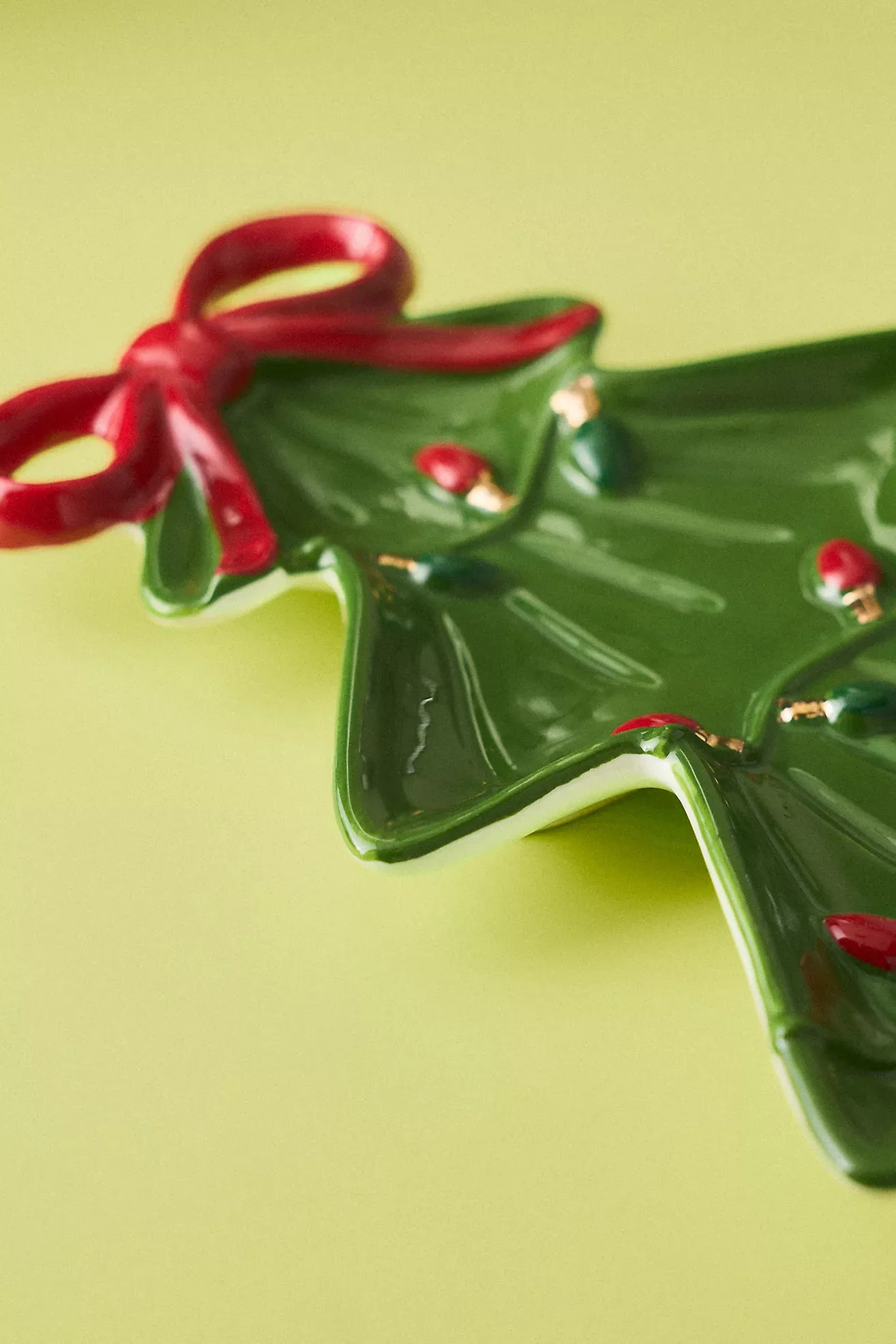 Festive Tree Stoneware Platter