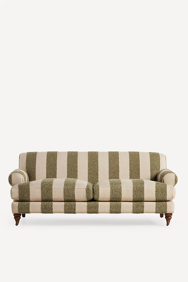 Cecilia Willoughby Bouclé Two-Cushion Sofa
