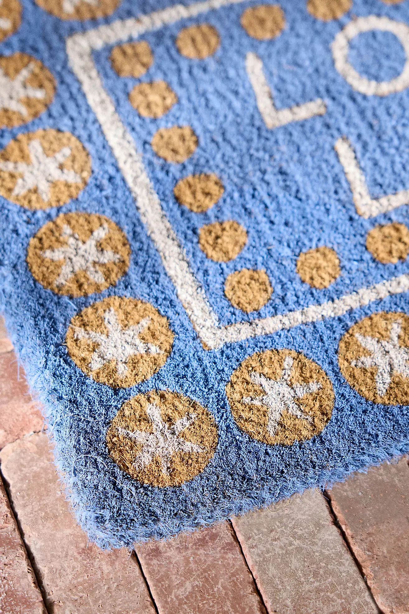 Love & Light Printed Coir Doormat