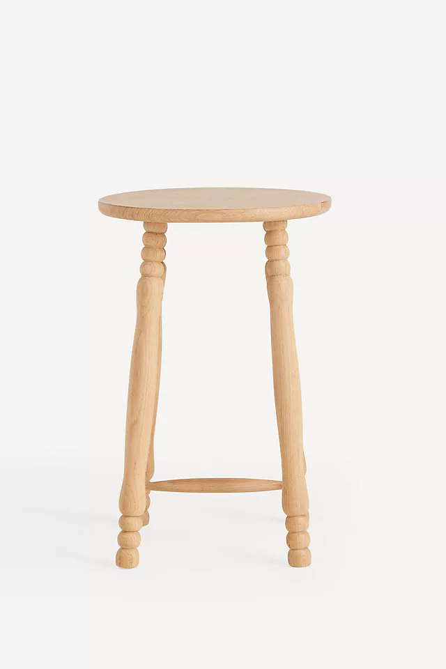 Pierre Turned Wood Counter Stool