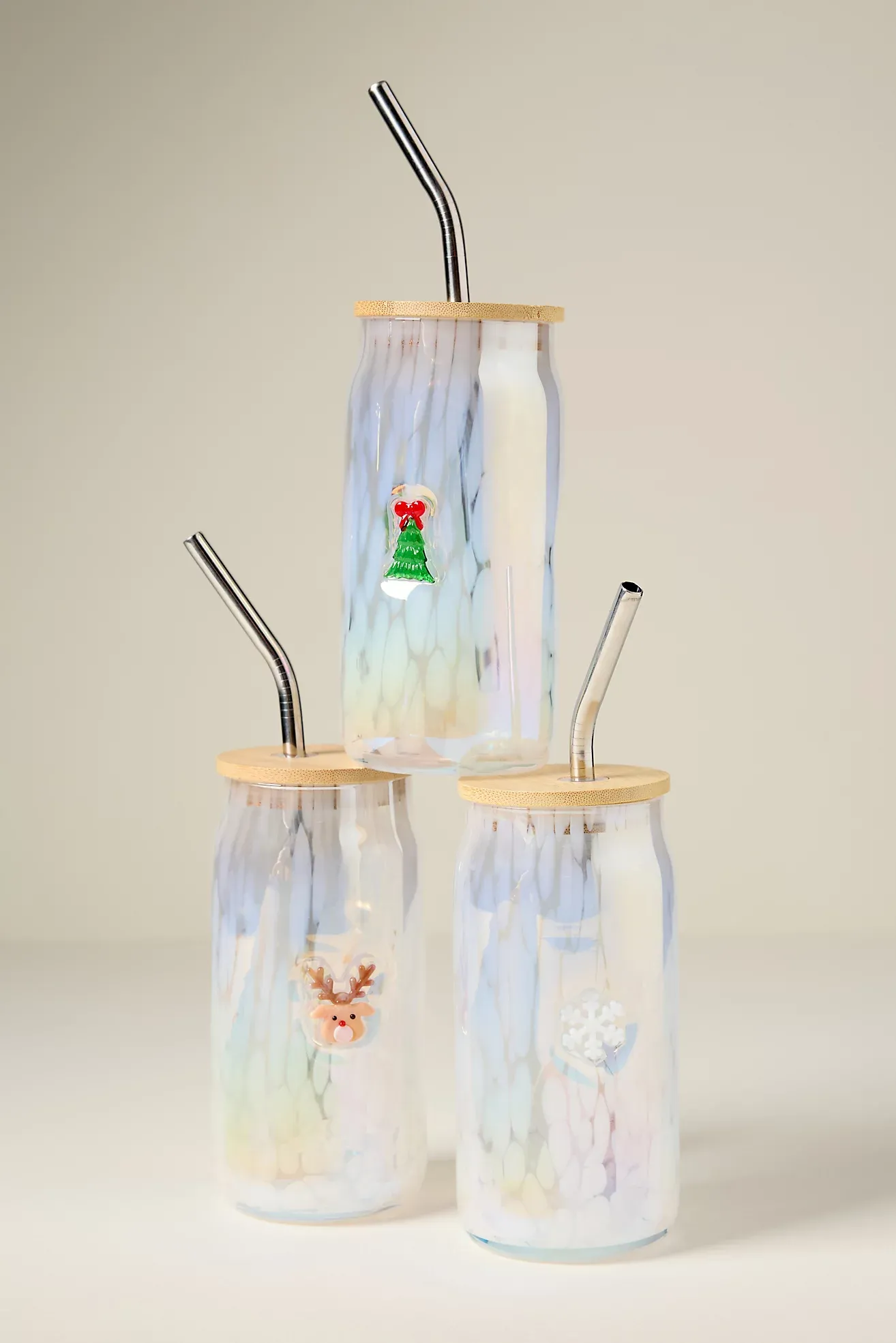 The Festive Confetti Icon Juice Glass Tumbler with Lid