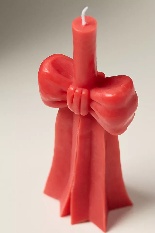 Bow Shaped Wax Candle
