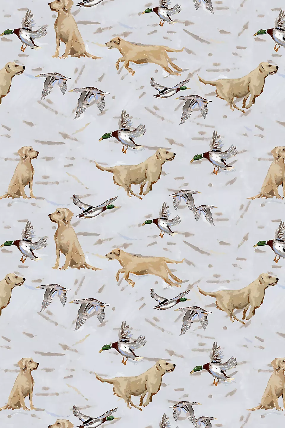 Nicholas & Banks Dog and Bird Peel-and-Stick Wallpaper