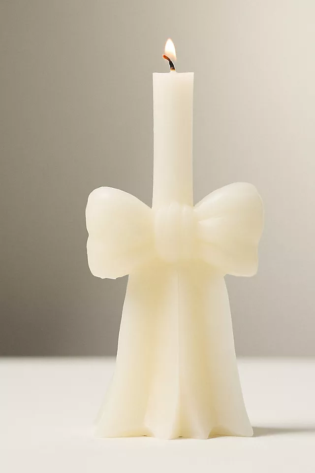 Bow Shaped Wax Candle