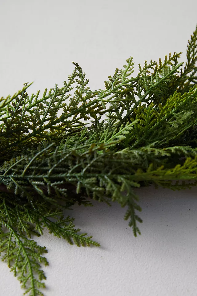 Faux Cedar Garland, Evergreen 72-180