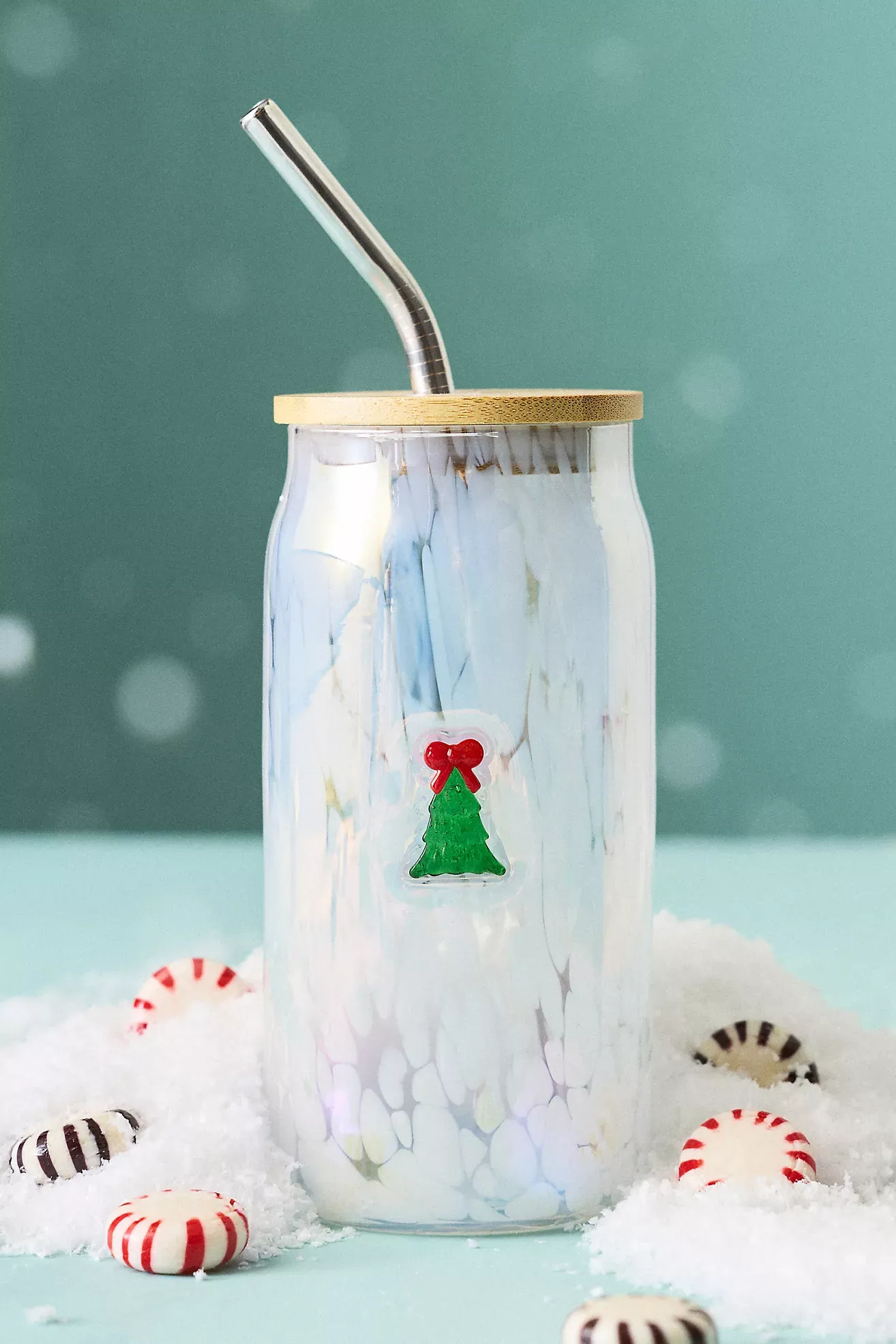The Festive Confetti Icon Juice Glass Tumbler with Lid