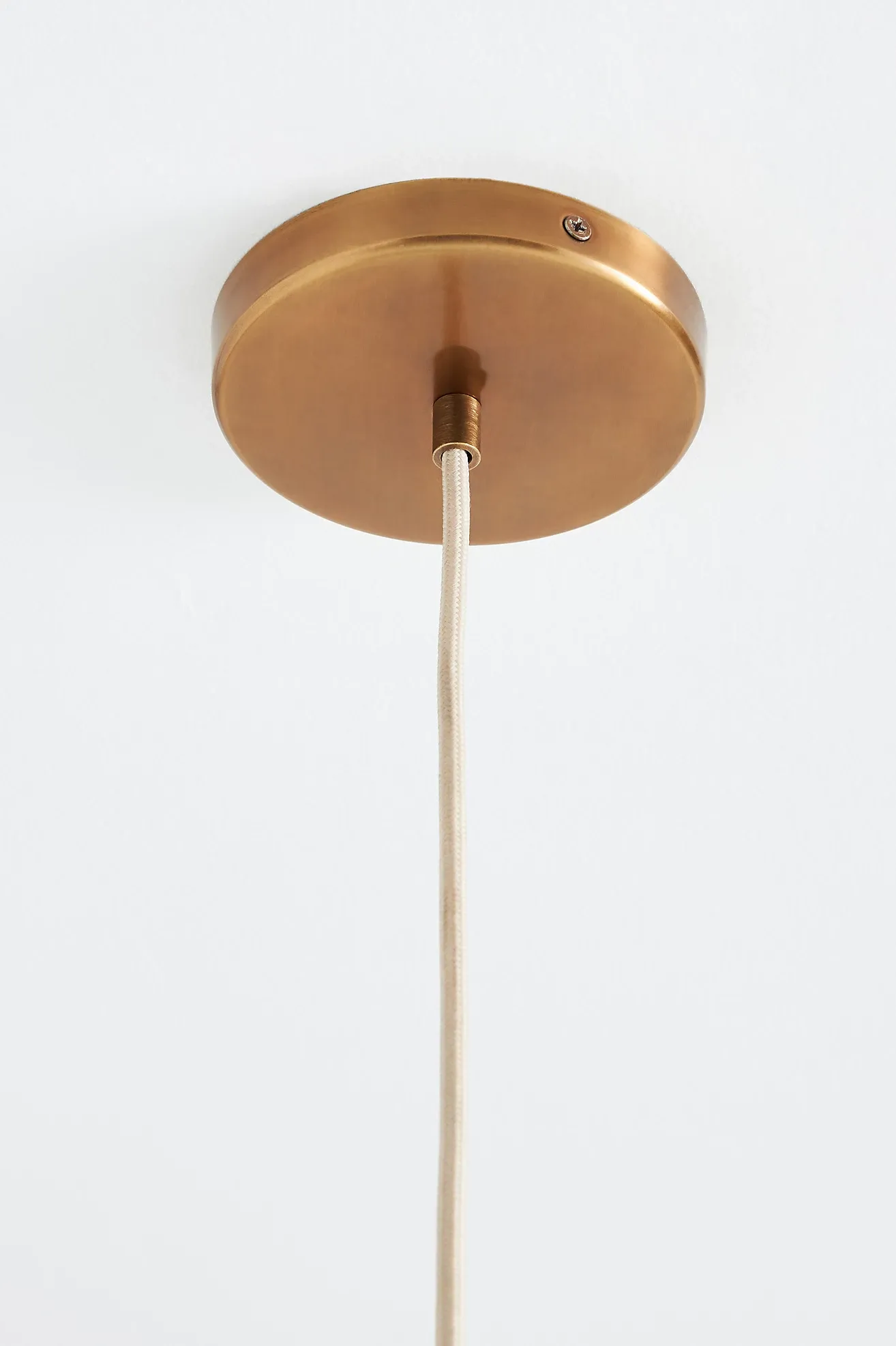 Painted Leaf Glass Pendant