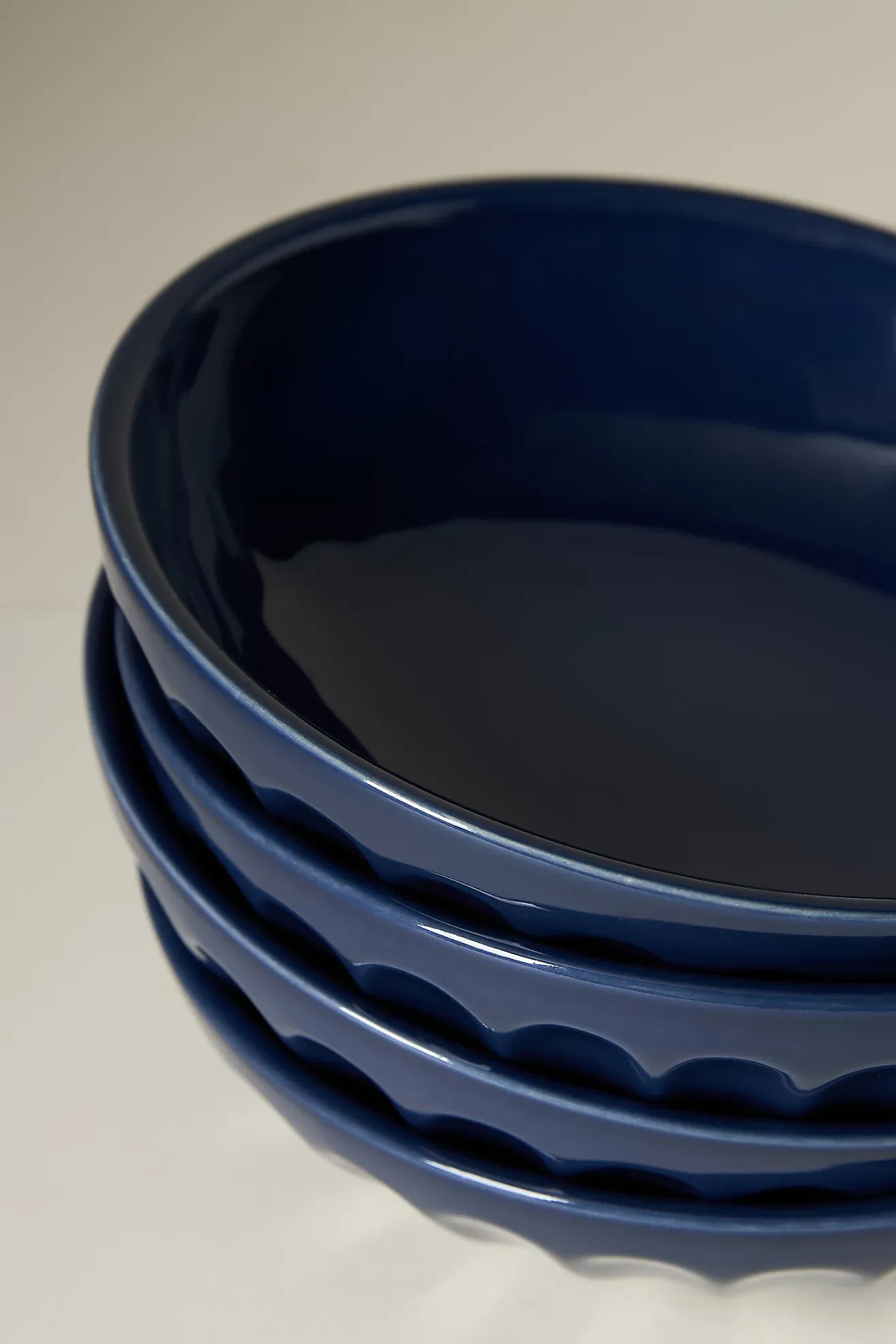 The Latte Stoneware Pasta Bowls, Set of 4: Amelie Edition