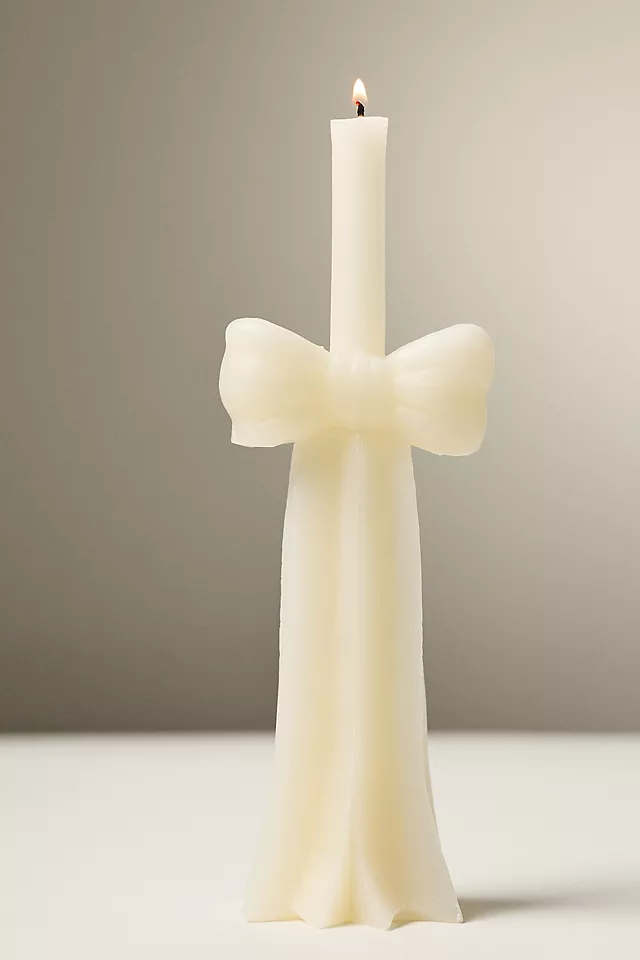 Bow Shaped Wax Candle