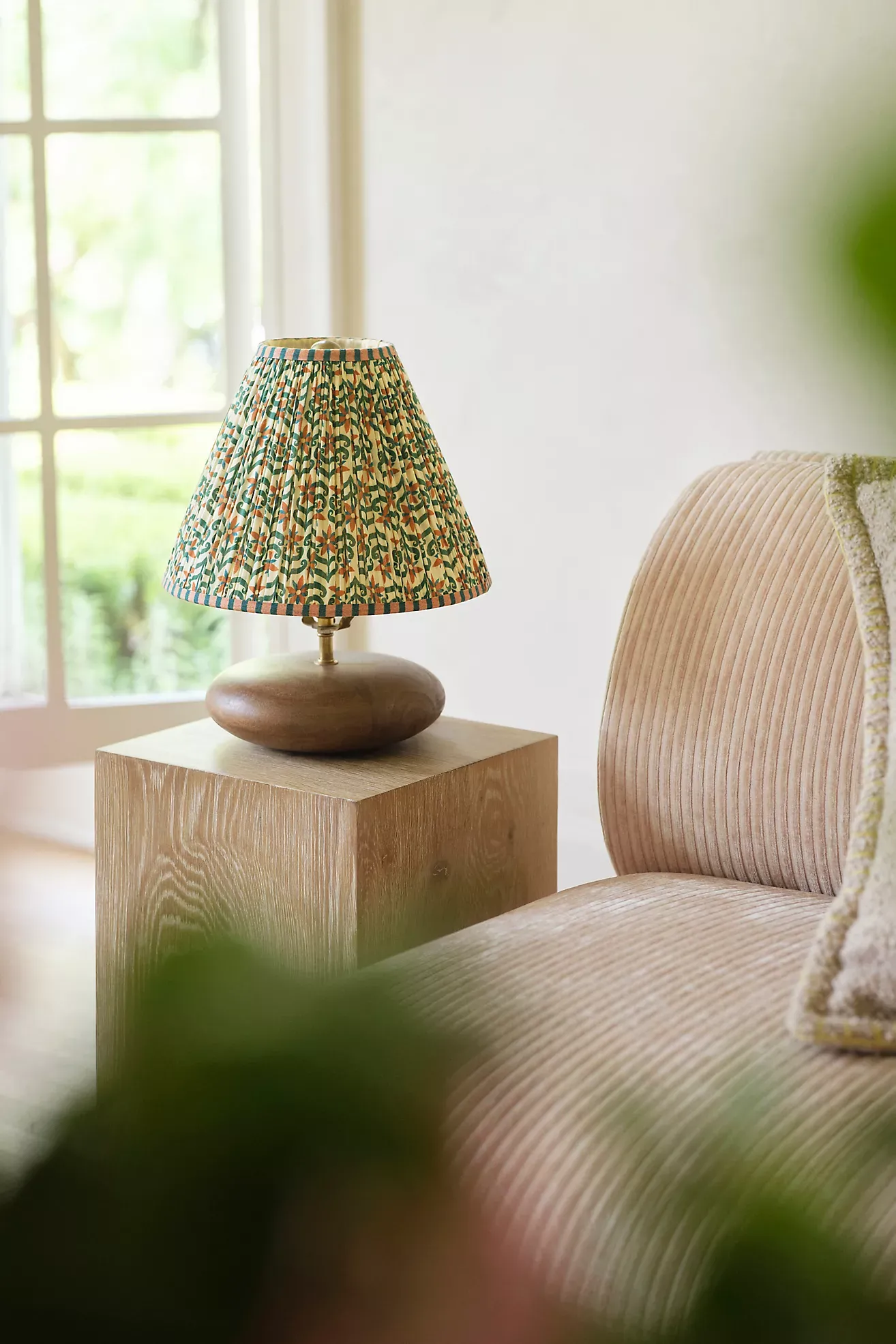 Printed Goods Ruched Empire Lamp Shade