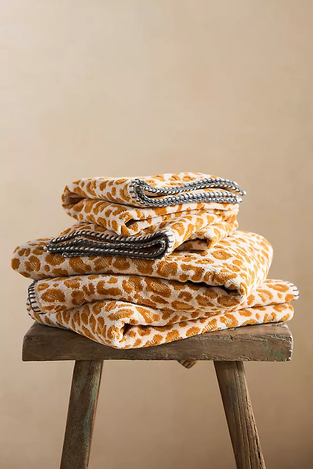 Lola Leopard Bath Towel Collection