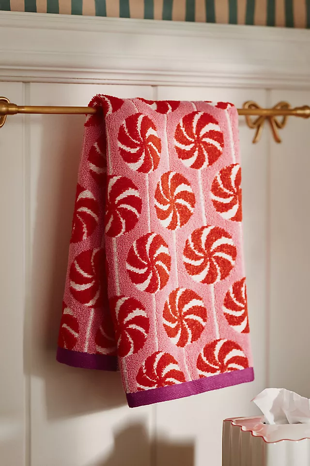 Holiday Printed Cotton Hand Towel
