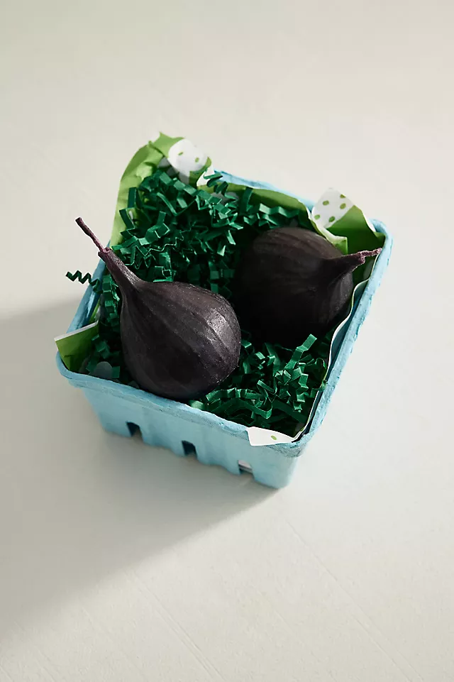 Happy Organics Fig Beeswax Candles, Set of 2